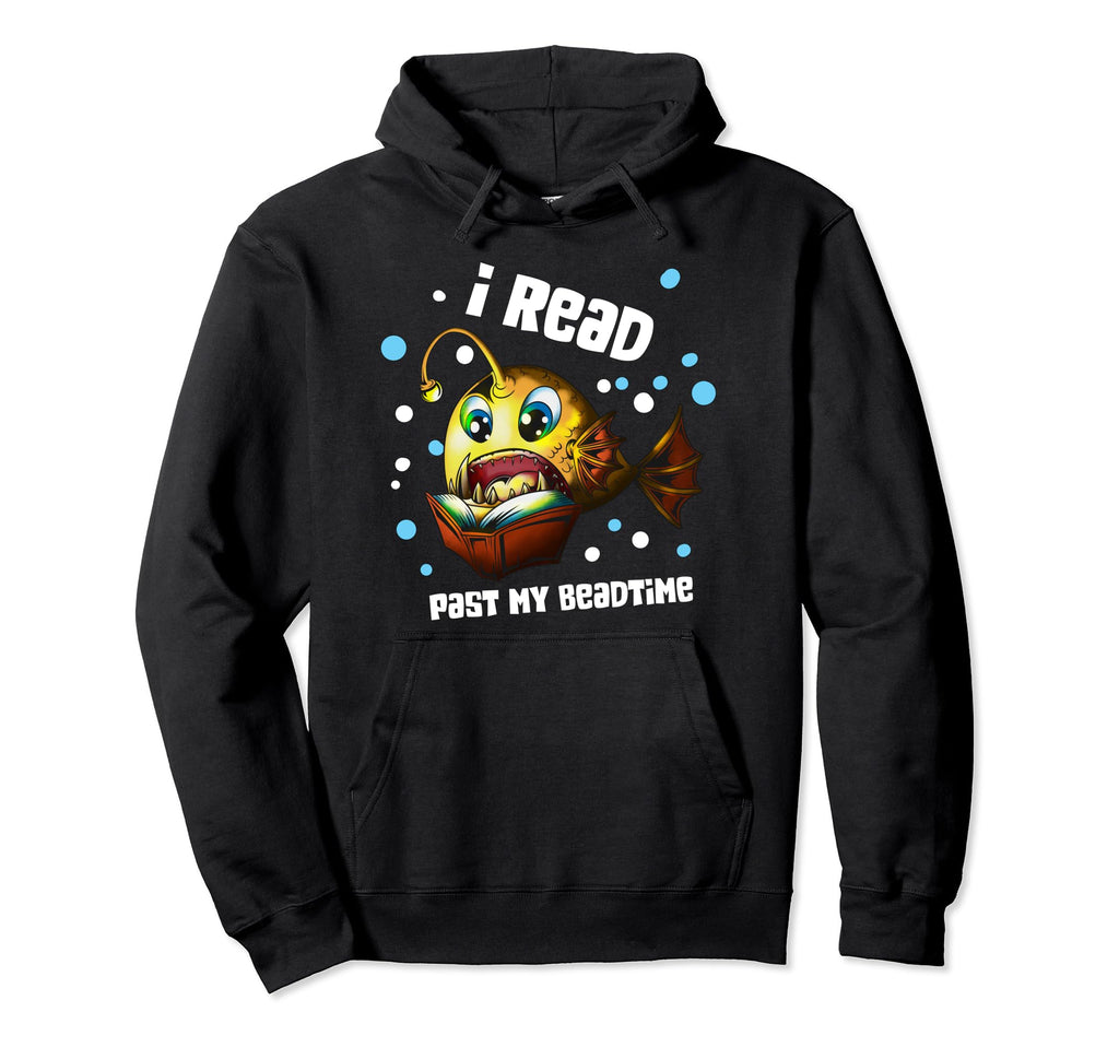 Read Book Deep Sea Angler Fish I Read Hoodie - Graphic Print Men Women - T-Shirt, Sweatshirt, Hoodie