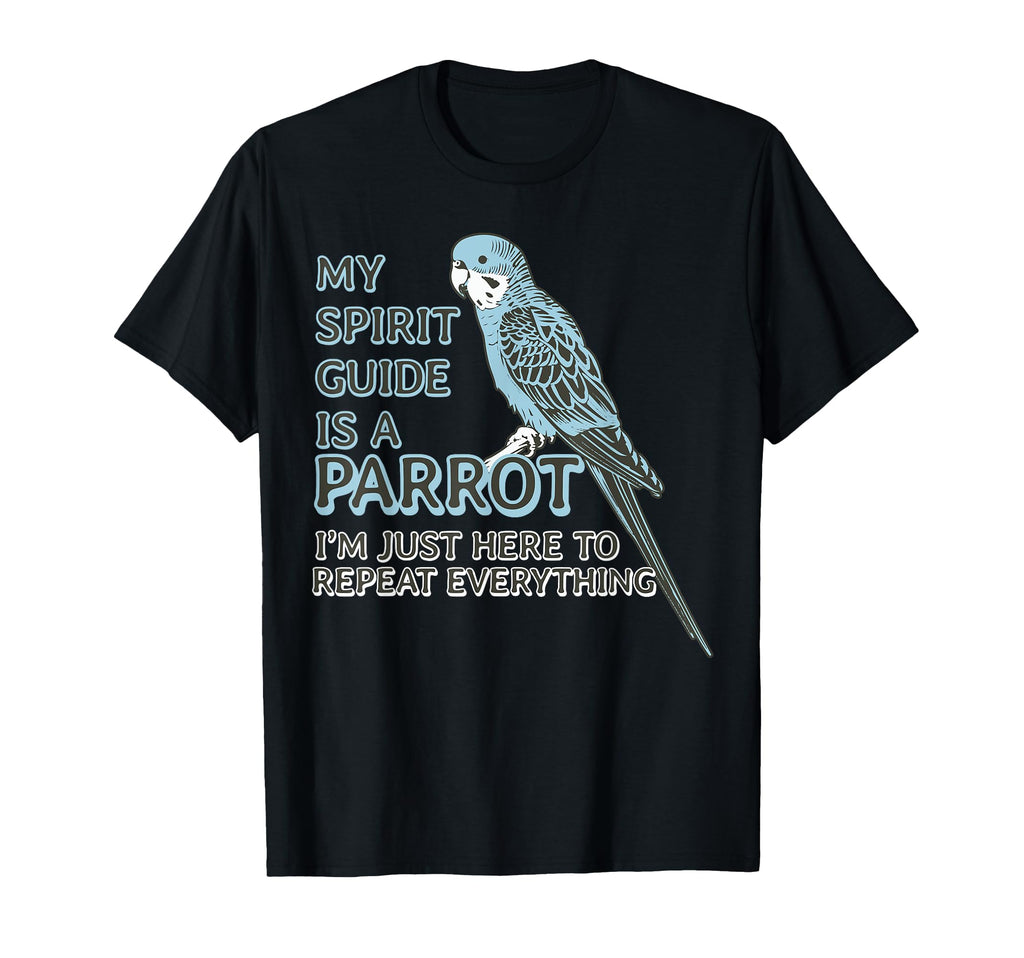 Blue Parakeet Spirit Guide Funny T-Shirt - Unique Graphic Men Women - T-Shirt, Sweatshirt, Hoodie