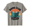 Book Club Squad Book Nerd Bookworm T-Shirt - Minimalist Print Unisex - T-Shirt, Sweatshirt, Hoodie