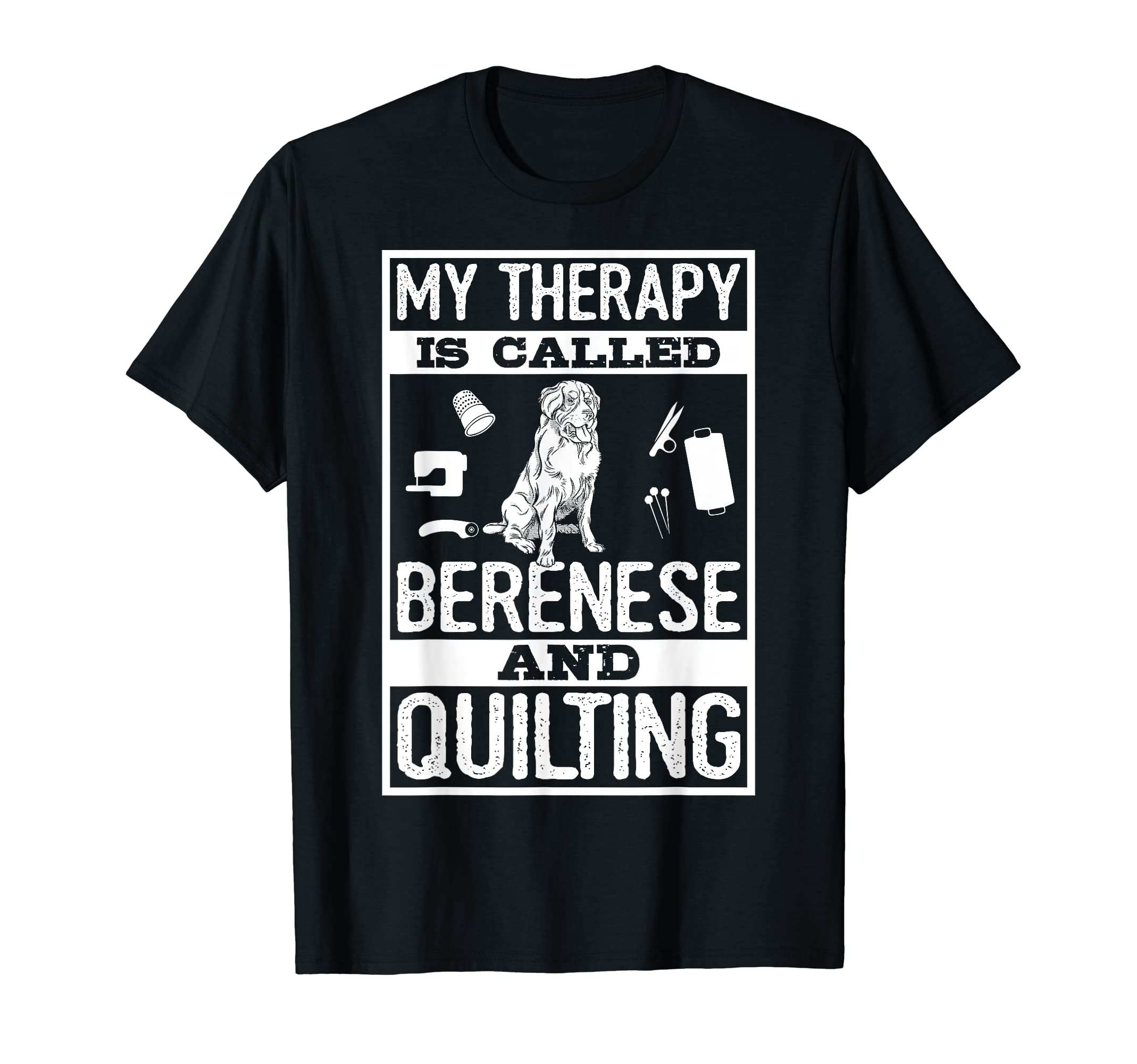 My Therapy Is Called Bernese And T-Shirt - Minimalist Print for Adults - T-Shirt, Sweatshirt, Hoodie