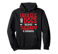 Hawaiian Ukulele Uke Dog Ukulele And Hoodie - Aesthetic Graphic for Adults - T-Shirt, Sweatshirt, Hoodie