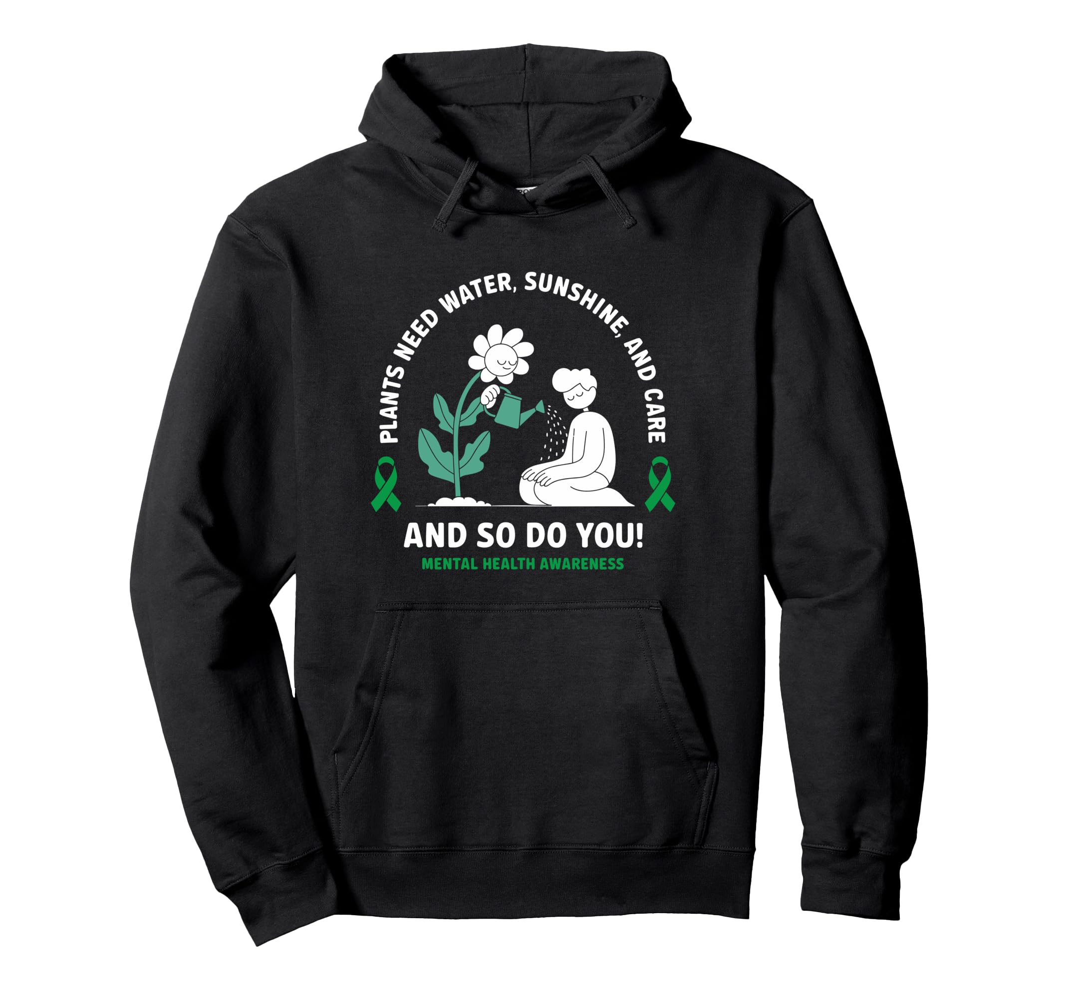 Positive Motivational Mental Health Hoodie - Aesthetic Graphic Unisex - T-Shirt, Sweatshirt, Hoodie