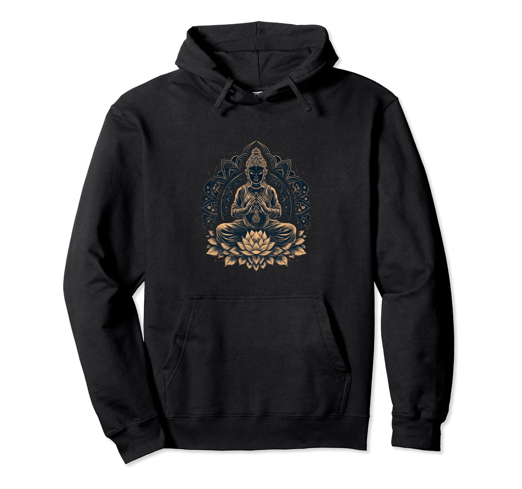Yoga Meditation Lotus Flowers Namaste Hoodie - Streetwear Style Men Women - T-Shirt, Sweatshirt, Hoodie
