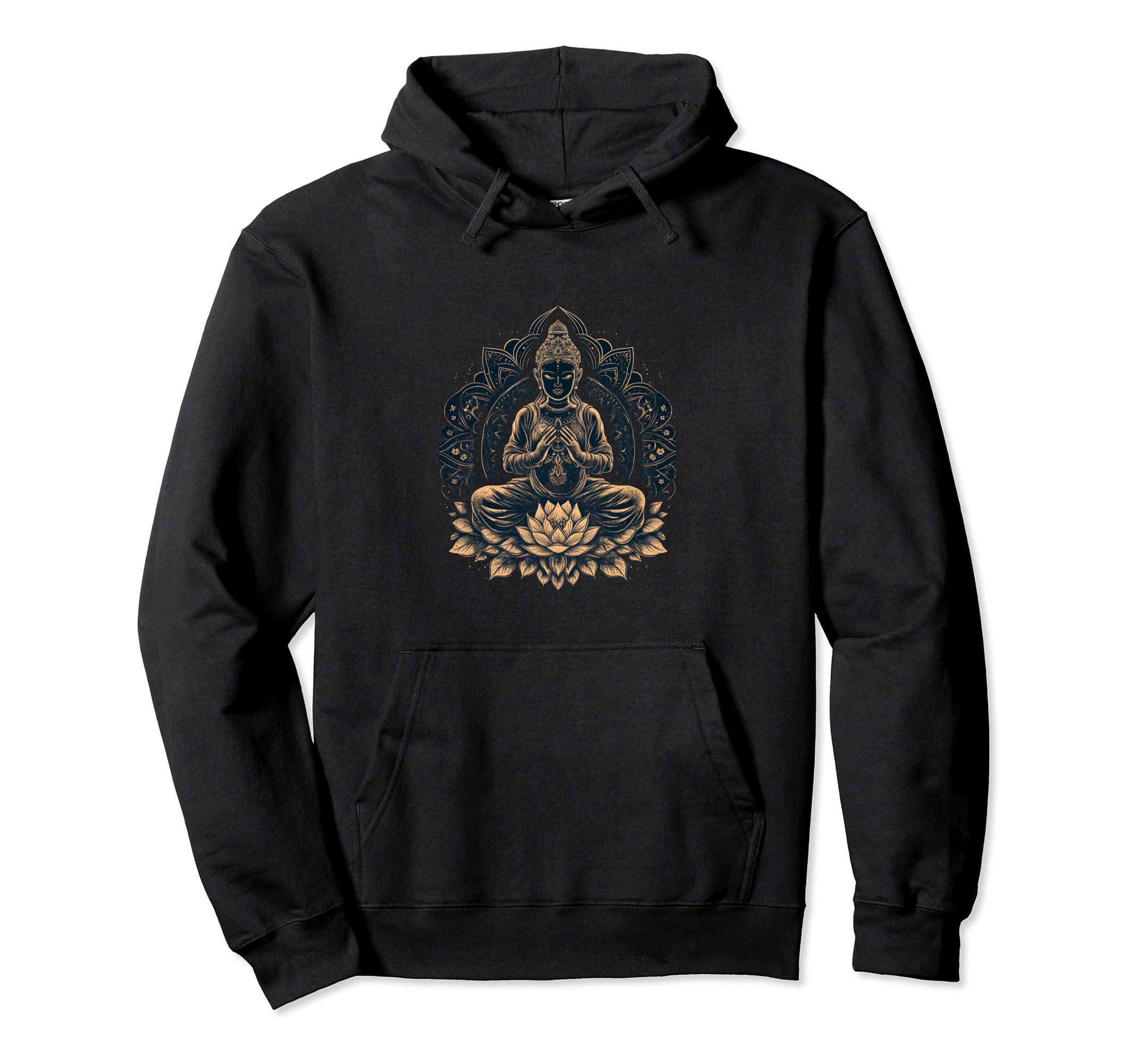 Yoga Meditation Lotus Flowers Namaste Hoodie - Streetwear Style Men Women - T-Shirt, Sweatshirt, Hoodie
