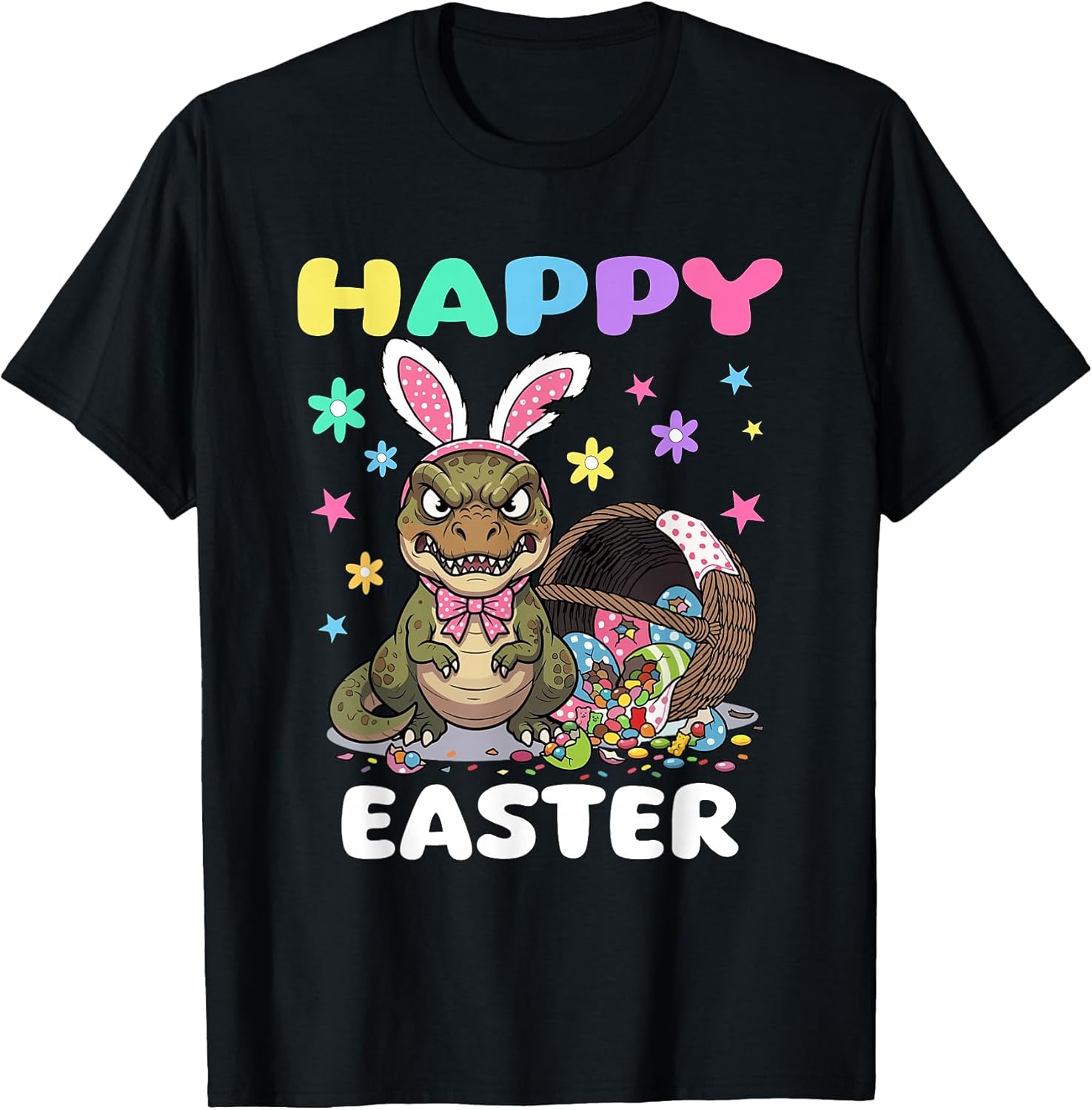 dino Easter Dinosaur Bunny kids and girl Unisex T-shirt, Sweatshirt, Hoodie, Long Sleeve Tee - T-Shirt, Sweatshirt, Hoodie