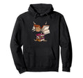 Owl Bookworm Reading Addict Bookish Hoodie - Custom Art Print for Adults - T-Shirt, Sweatshirt, Hoodie