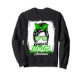 Messy Bun Support Awareness Squad I Sweatshirt - Trendy Graphic Unisex - T-Shirt, Sweatshirt, Hoodie