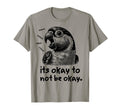 Its Okay To Not Be Okay Funny Sun Conure T-Shirt - Novelty Apparel Unisex - T-Shirt, Sweatshirt, Hoodie