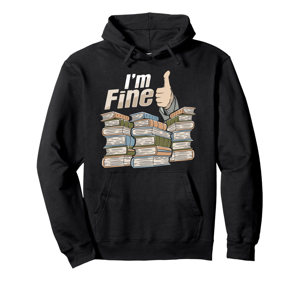 Bookworm Bibliophile Book Nerd Hoodie - Graphic Print for Adults - T-Shirt, Sweatshirt, Hoodie