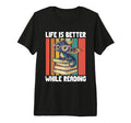 Dragon Books Life Is Better While T-Shirt - Novelty Apparel for Adults - T-Shirt, Sweatshirt, Hoodie