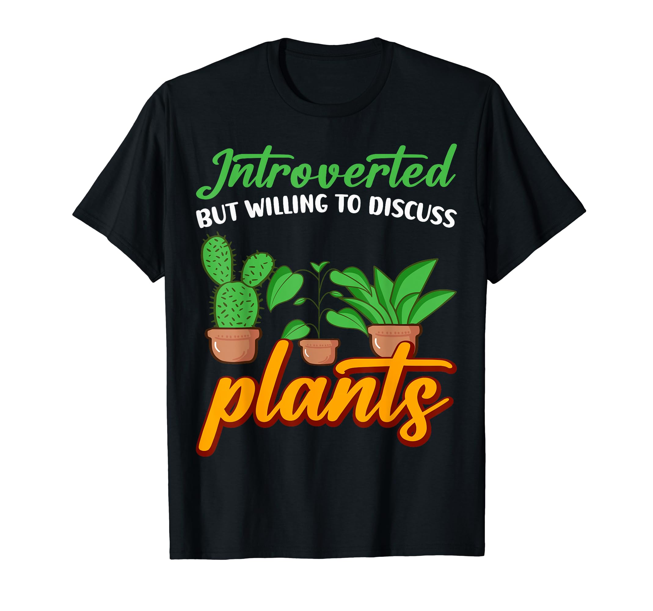 Introverted But Willing To Discuss T-Shirt - Fun Novelty Design Unisex - T-Shirt, Sweatshirt, Hoodie