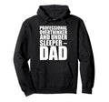 Professional Overthinker Under Sleeper Hoodie - Novelty Apparel Men Women - T-Shirt, Sweatshirt, Hoodie