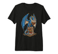 Literary Dragon Reading Books Fantasy T-Shirt - Trendy Graphic Men Women - T-Shirt, Sweatshirt, Hoodie