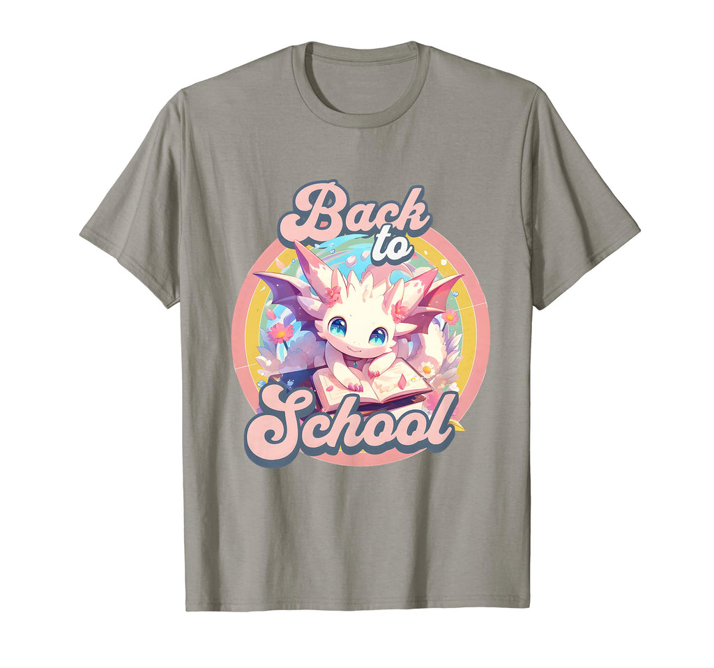 Back To School Lovely Dragon Anime T-Shirt - Streetwear Style Men Women - T-Shirt, Sweatshirt, Hoodie