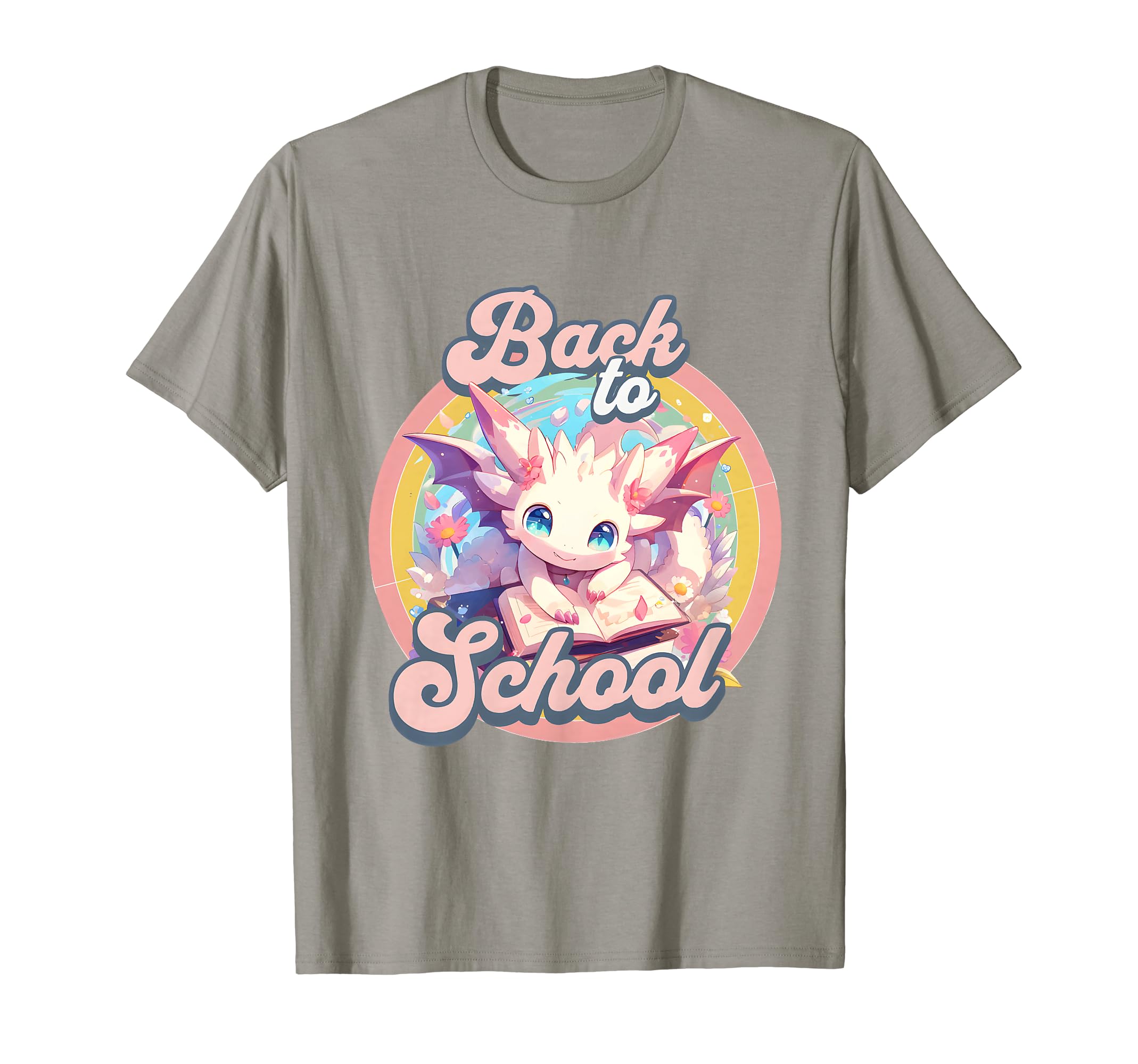 Back To School Lovely Dragon Anime T-Shirt - Streetwear Style Men Women - T-Shirt, Sweatshirt, Hoodie