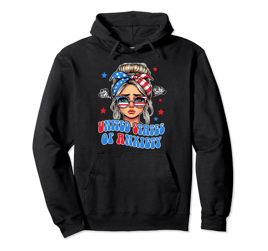 4Th July Patriotic Mental Health United Hoodie - Unique Graphic Unisex - T-Shirt, Sweatshirt, Hoodie