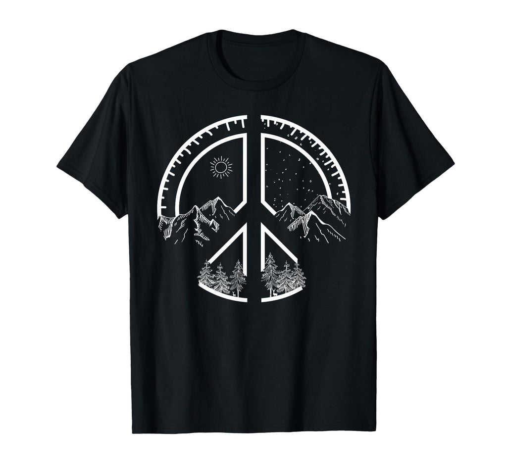Four Seasons Peace Sign Outdoor T-Shirt - Graphic Print Men Women - T-Shirt, Sweatshirt, Hoodie