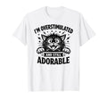 Im Overstimulated And Still Adorable T-Shirt - Minimalist Print for Adults - T-Shirt, Sweatshirt, Hoodie