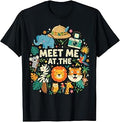 Meet Me At The Zoo Safari Animal Theme T-Shirt Unisex T-shirt, Sweatshirt, Hoodie, Long Sleeve Tee - T-Shirt, Sweatshirt, Hoodie