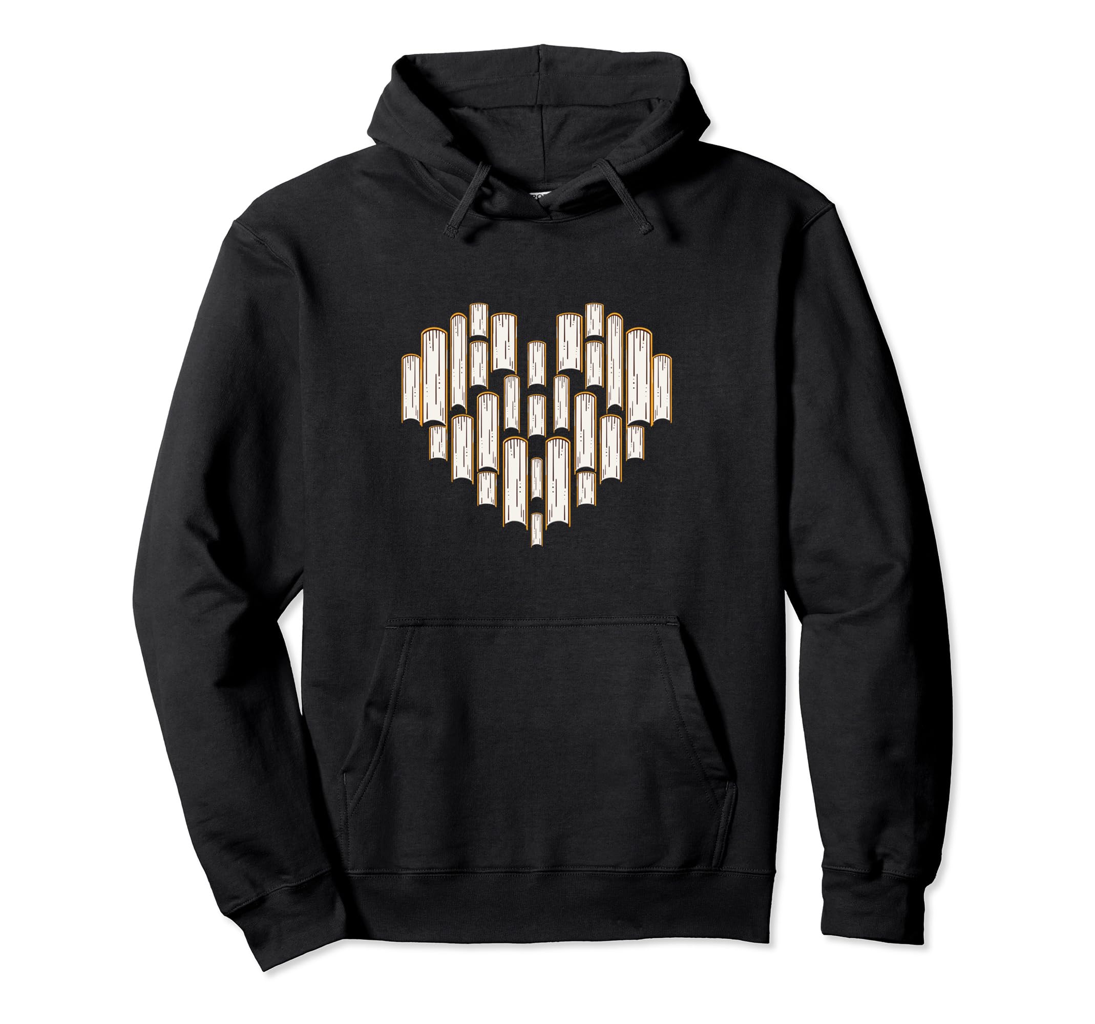 Bookworm Heart Books Love Local Library Hoodie - Graphic Print Men Women - T-Shirt, Sweatshirt, Hoodie