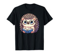Bookish Hedgehog Quest Knowledge T-Shirt - Aesthetic Graphic Unisex - T-Shirt, Sweatshirt, Hoodie