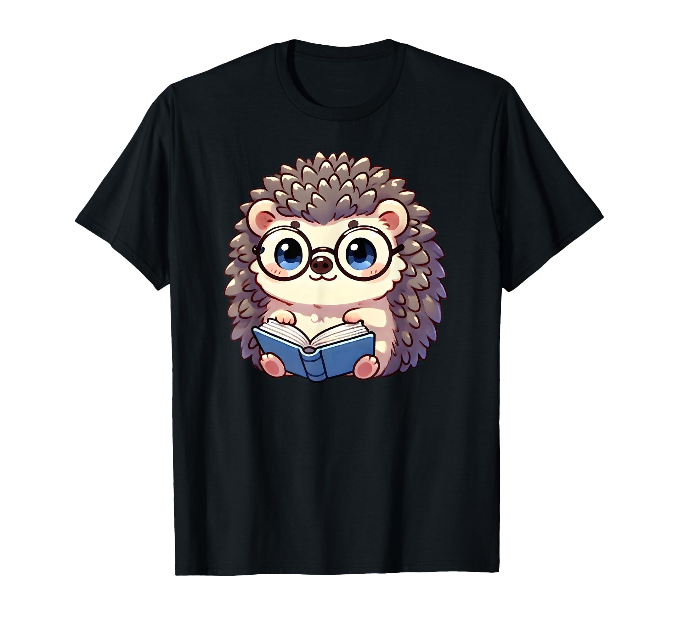 Bookish Hedgehog Quest Knowledge T-Shirt - Aesthetic Graphic Unisex - T-Shirt, Sweatshirt, Hoodie