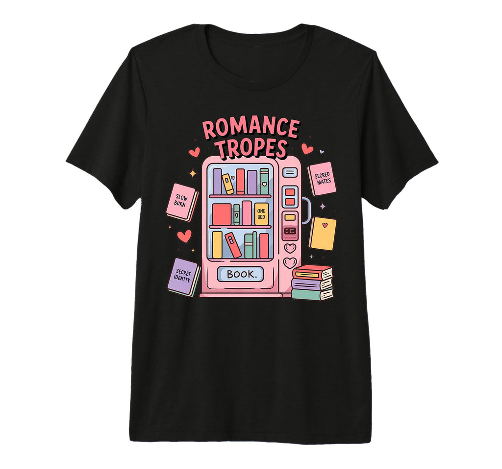 Book Lover Romance Tropes Tri Blend T-Shirt - Graphic Print for Adults - T-Shirt, Sweatshirt, Hoodie