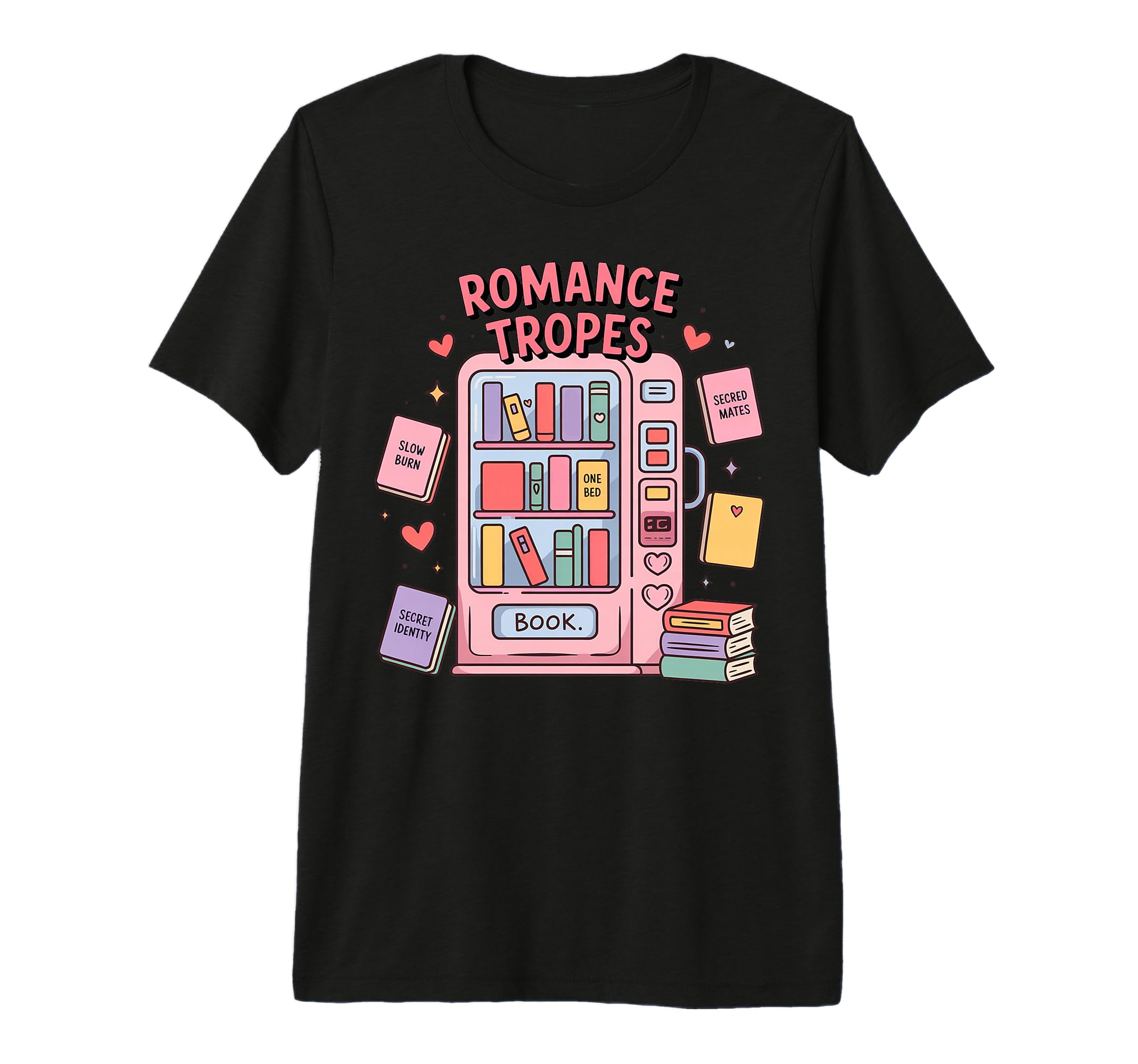 Book Lover Romance Tropes Tri Blend T-Shirt - Graphic Print for Adults - T-Shirt, Sweatshirt, Hoodie