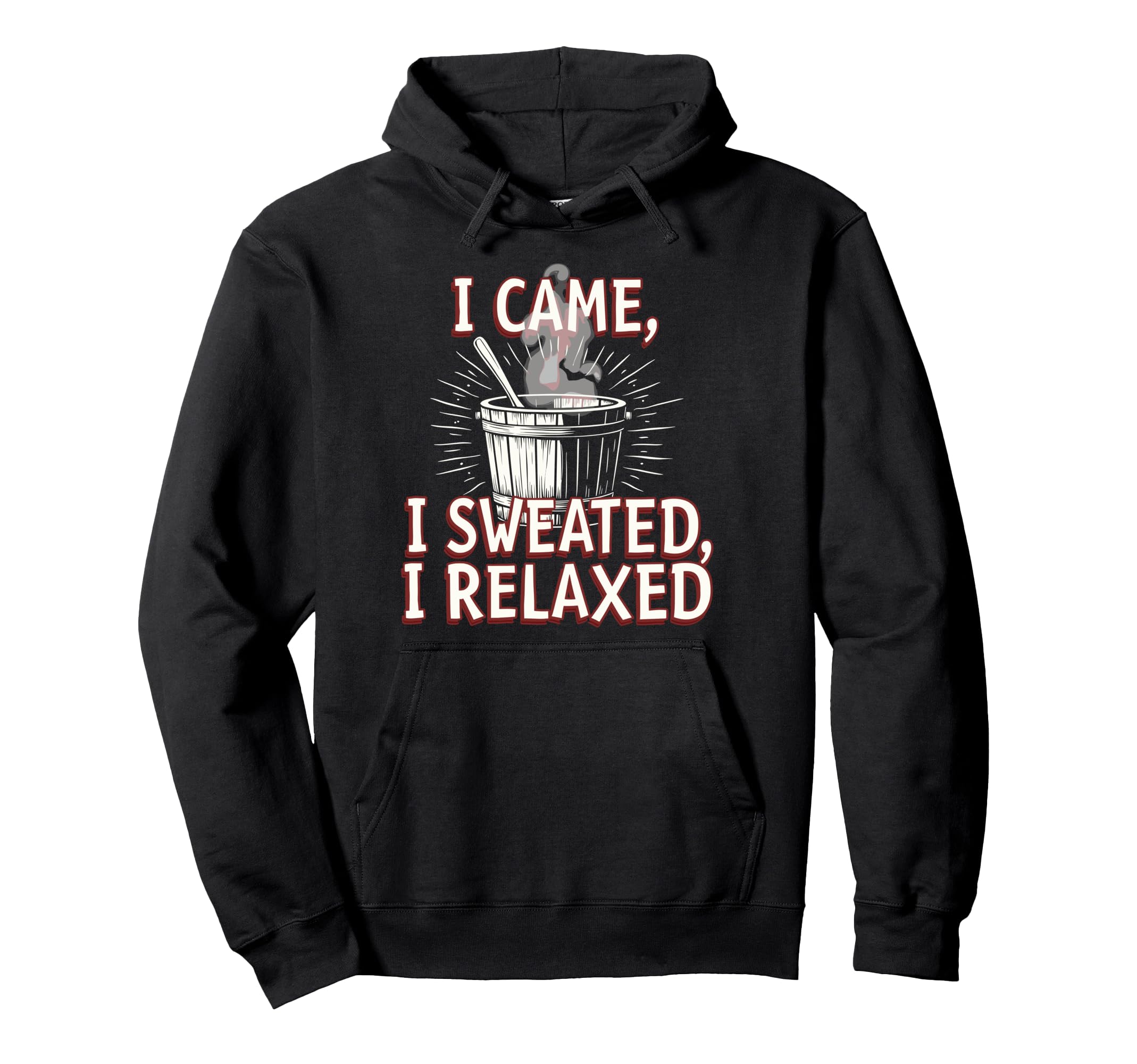 Infrared Sauna Sweat Therapy Spa Day Hoodie - Custom Art Print for Adults - T-Shirt, Sweatshirt, Hoodie