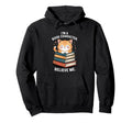 Im Book Character Believe Me Funny Cat Hoodie - Minimalist Print Men Women - T-Shirt, Sweatshirt, Hoodie