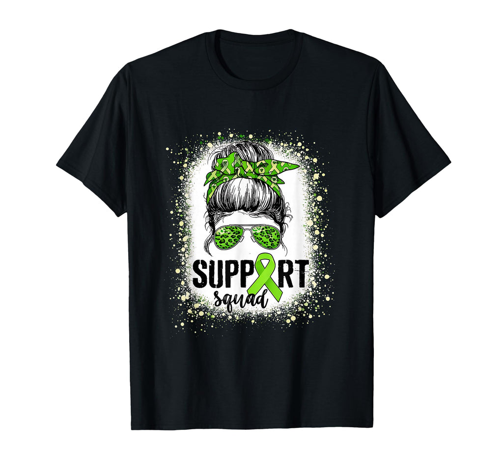 Support Squad Messy Bun Mental Health T-Shirt - Minimalist Print Unisex - T-Shirt, Sweatshirt, Hoodie