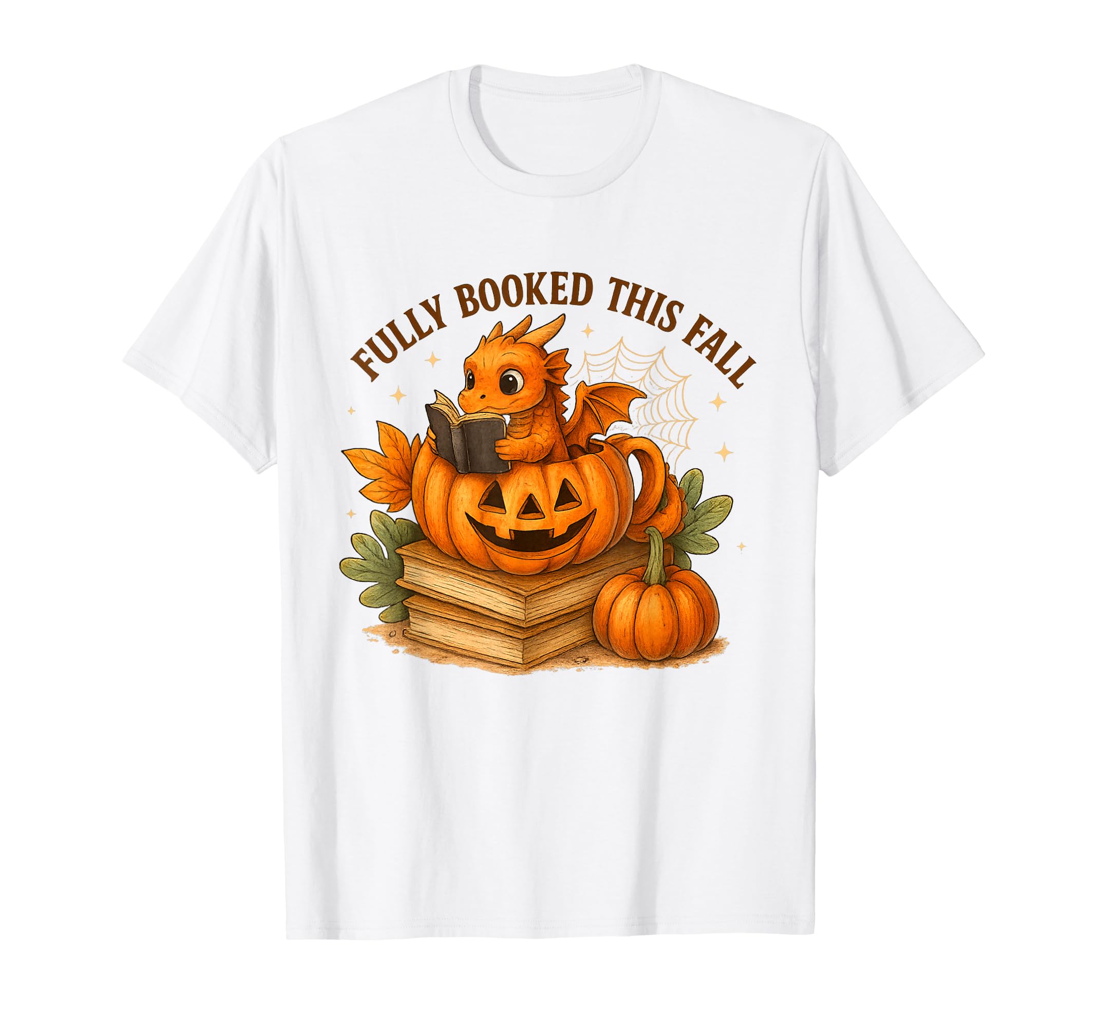 Halloween Fully Booked This Fall Book T-Shirt - Minimalist Print Men Women - T-Shirt, Sweatshirt, Hoodie