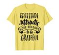 Gratitude Attracts More Reasons To T-Shirt - Minimalist Print for Adults - T-Shirt, Sweatshirt, Hoodie