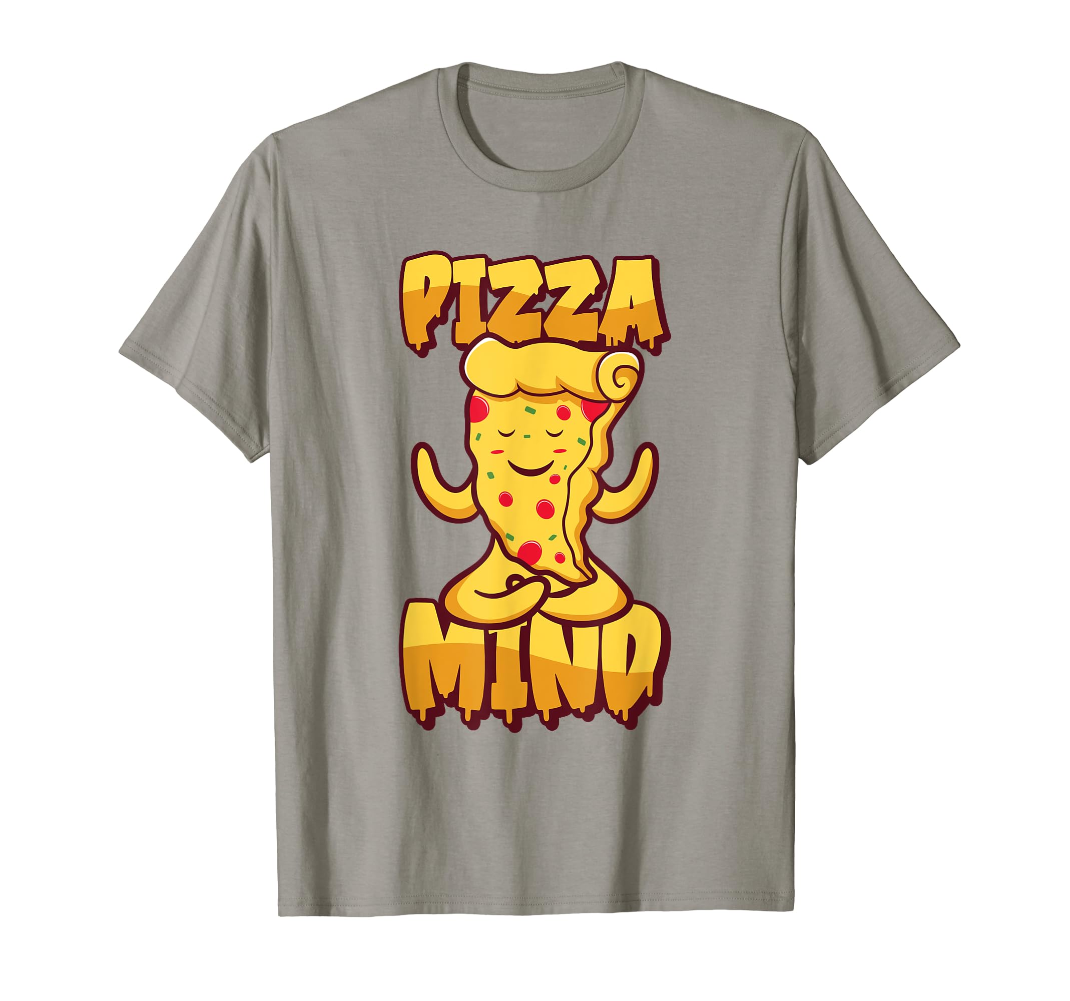Pizza Mind Peace Calmness Serenity T-Shirt - Custom Art Print Unisex - T-Shirt, Sweatshirt, Hoodie