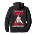 Crusader Knight Templar Warrior Hoodie - Casual Everyday Wear Men Women - T-Shirt, Sweatshirt, Hoodie