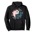 Yin Yang Axolotl Zen Meditation Hoodie - Casual Everyday Wear Men Women - T-Shirt, Sweatshirt, Hoodie