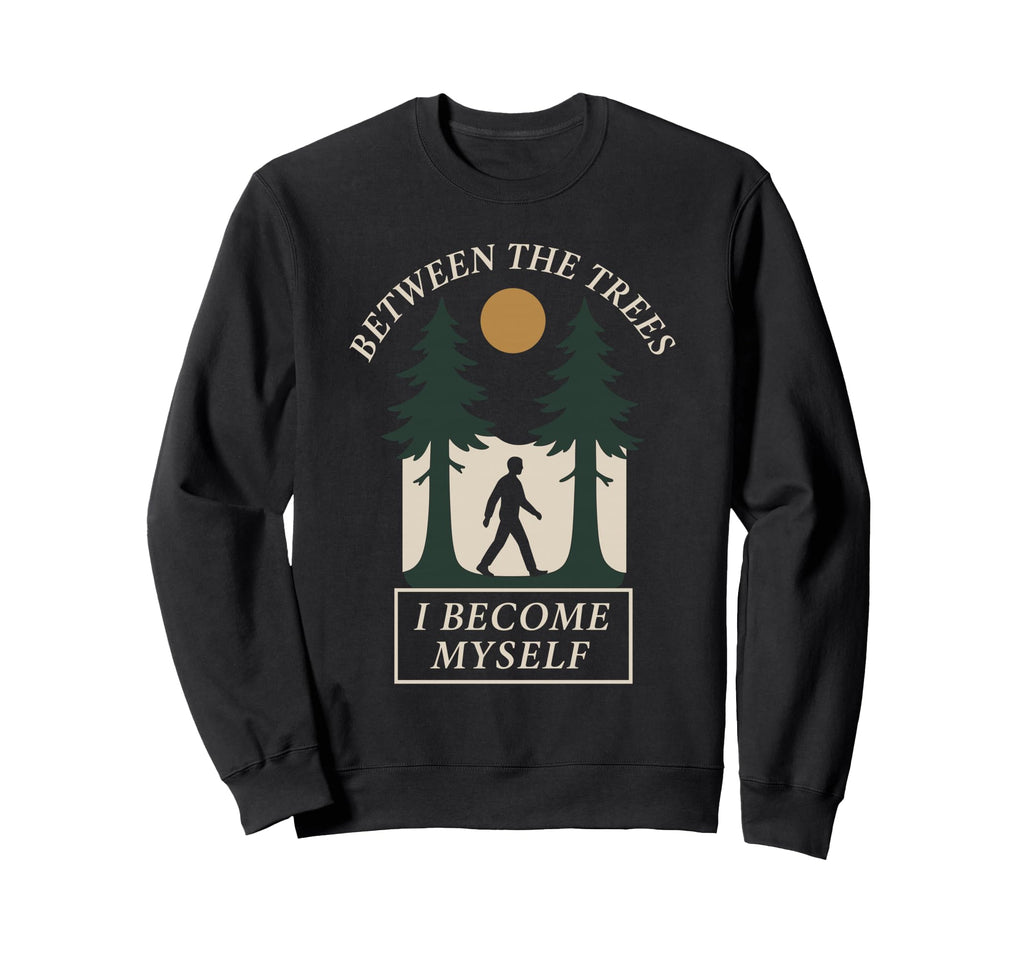 Forest Walk Overthinker Mental Sweatshirt - Aesthetic Graphic for Adults - T-Shirt, Sweatshirt, Hoodie