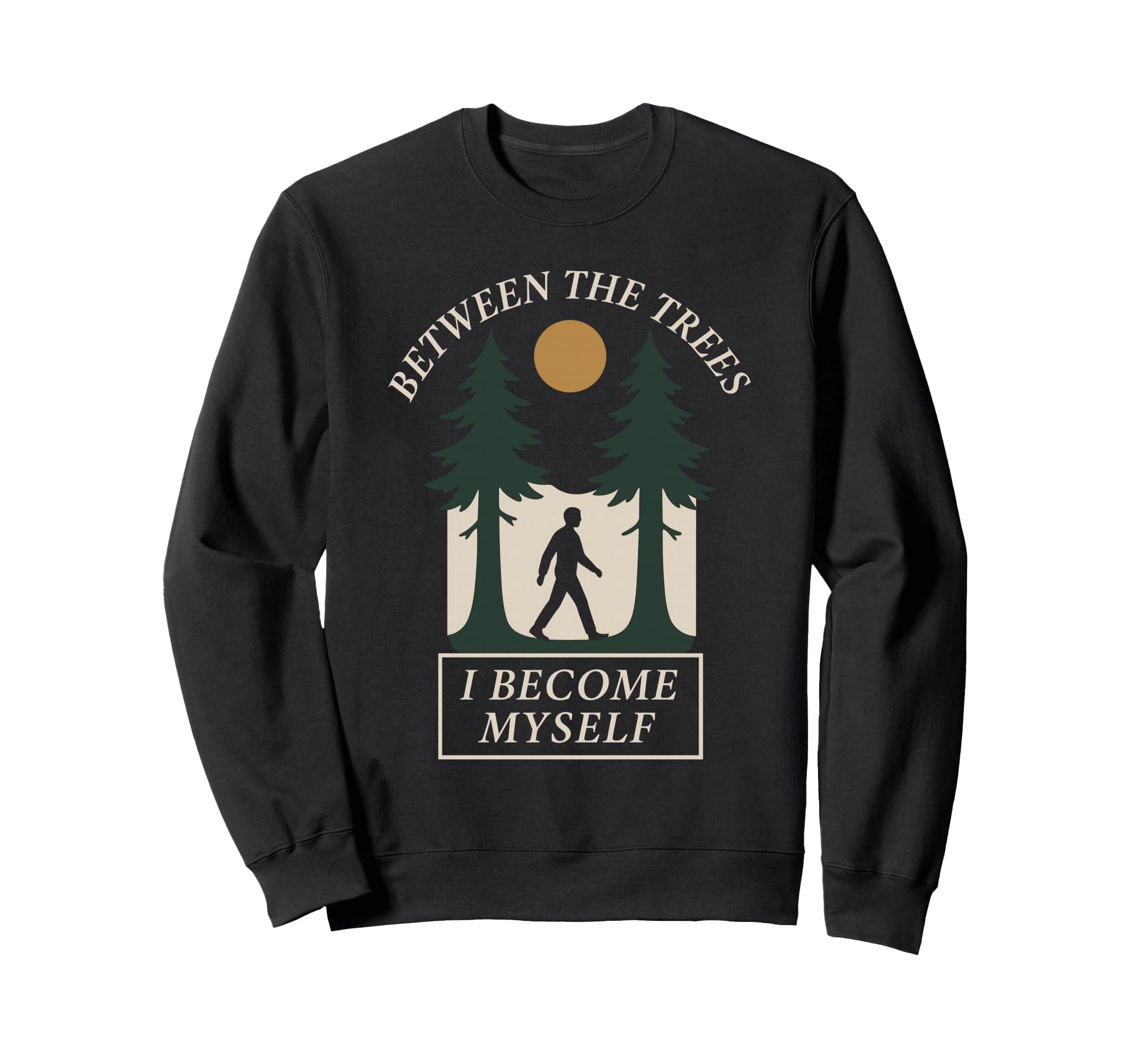 Forest Walk Overthinker Mental Sweatshirt - Aesthetic Graphic for Adults - T-Shirt, Sweatshirt, Hoodie