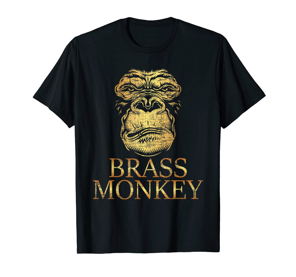 Brass Monkey Monkeys Zoo Animal Lover T-Shirt - Custom Art Print Men Women - T-Shirt, Sweatshirt, Hoodie