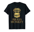 Brass Monkey Monkeys Zoo Animal Lover T-Shirt - Custom Art Print Men Women - T-Shirt, Sweatshirt, Hoodie