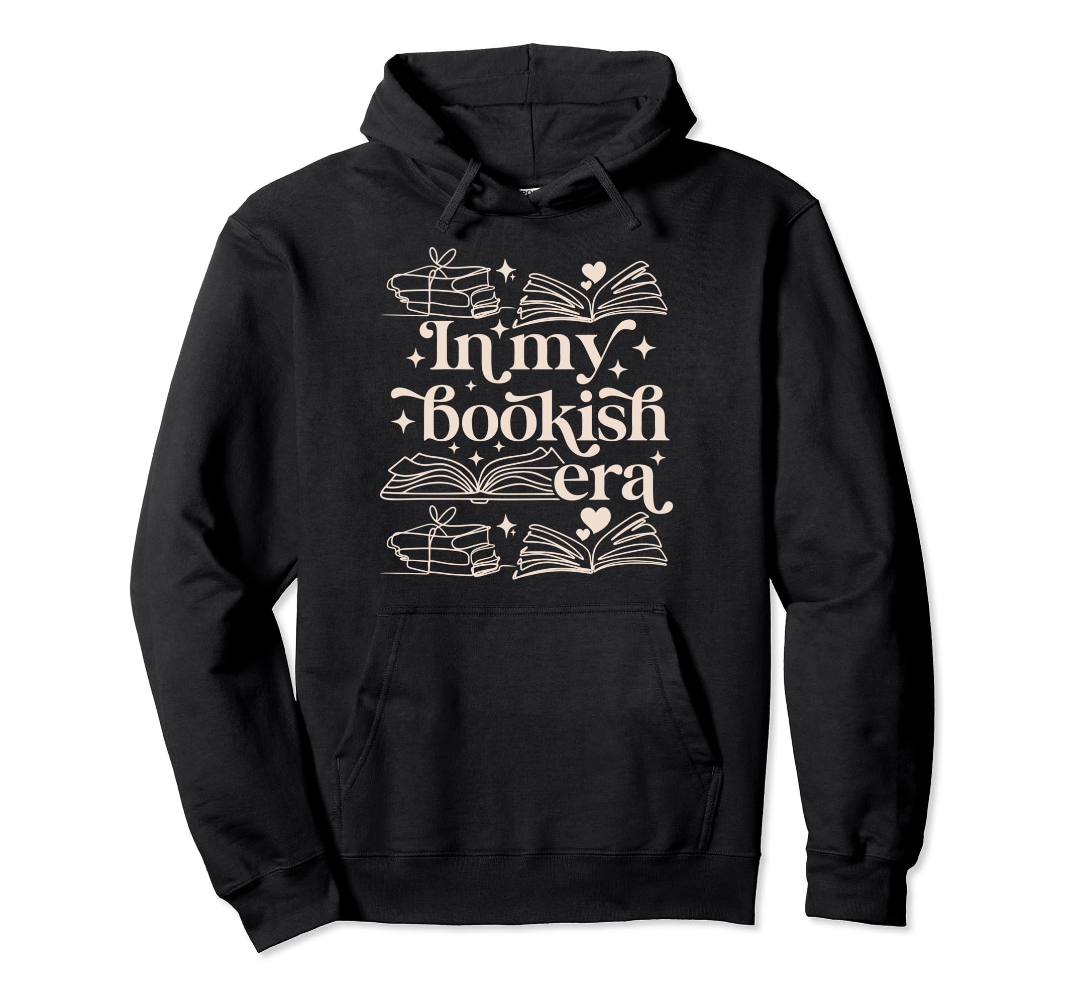 My Bookish Era Book Lover Hoodie - Novelty Apparel Unisex - T-Shirt, Sweatshirt, Hoodie