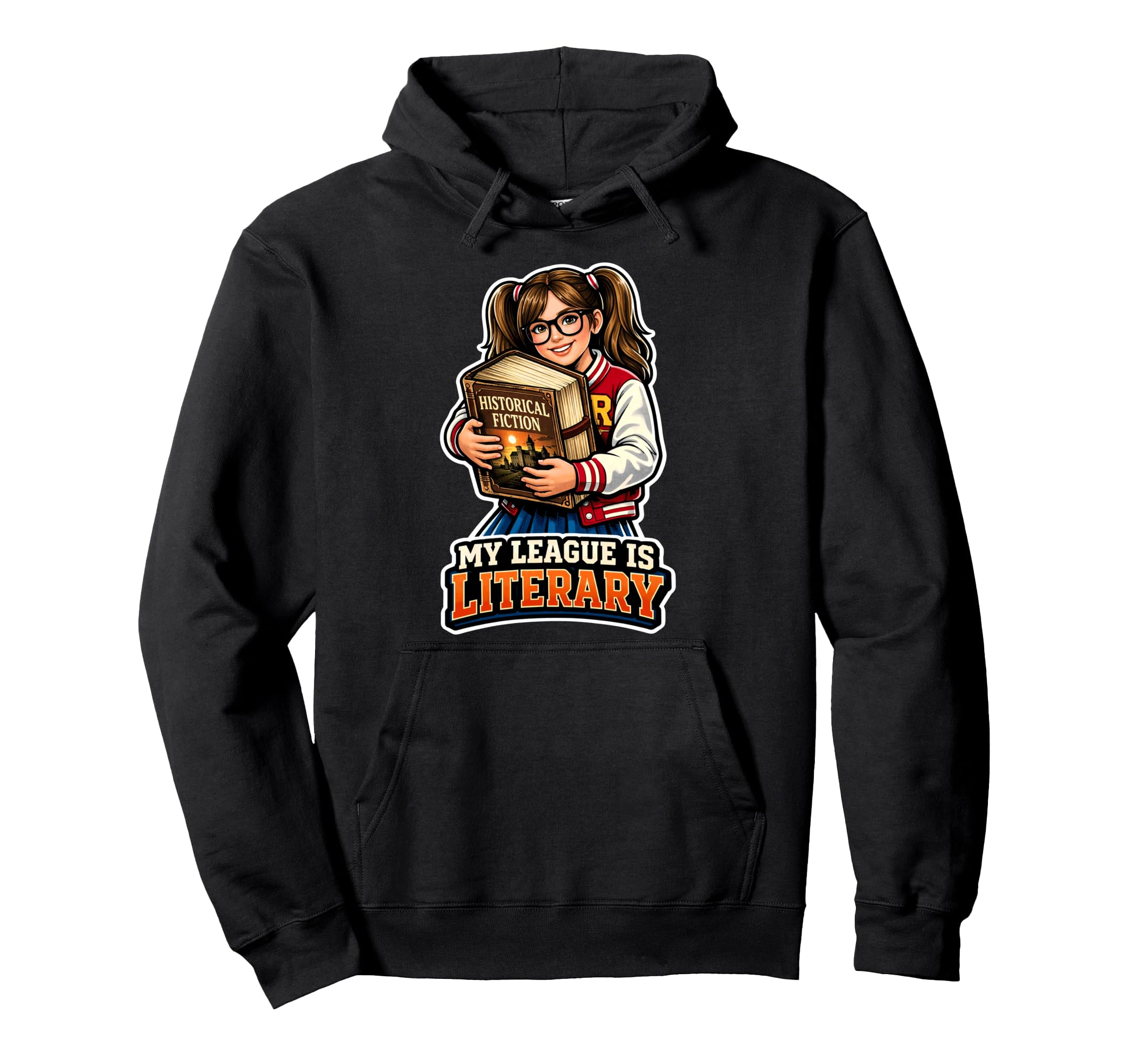 Reading Is My Favorite Sport Designs Hoodie - Aesthetic Graphic Men Women - T-Shirt, Sweatshirt, Hoodie