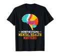 Colorful Brain Mental Health T-Shirt - Graphic Print Men Women - T-Shirt, Sweatshirt, Hoodie