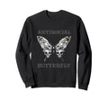 Antisocial Butterfly Gift Hoodie - Aesthetic Graphic Unisex - T-Shirt, Sweatshirt, Hoodie