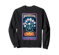 Overthinker Tarot Funny Skeleton Sweatshirt - Custom Art Print Men Women - T-Shirt, Sweatshirt, Hoodie