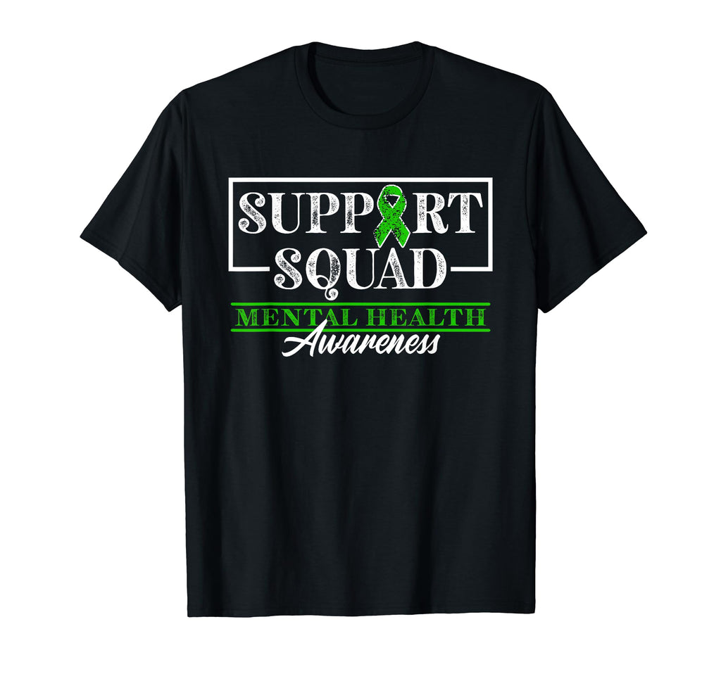 Support Awareness Squad I Depression T-Shirt - Aesthetic Graphic Men Women - T-Shirt, Sweatshirt, Hoodie