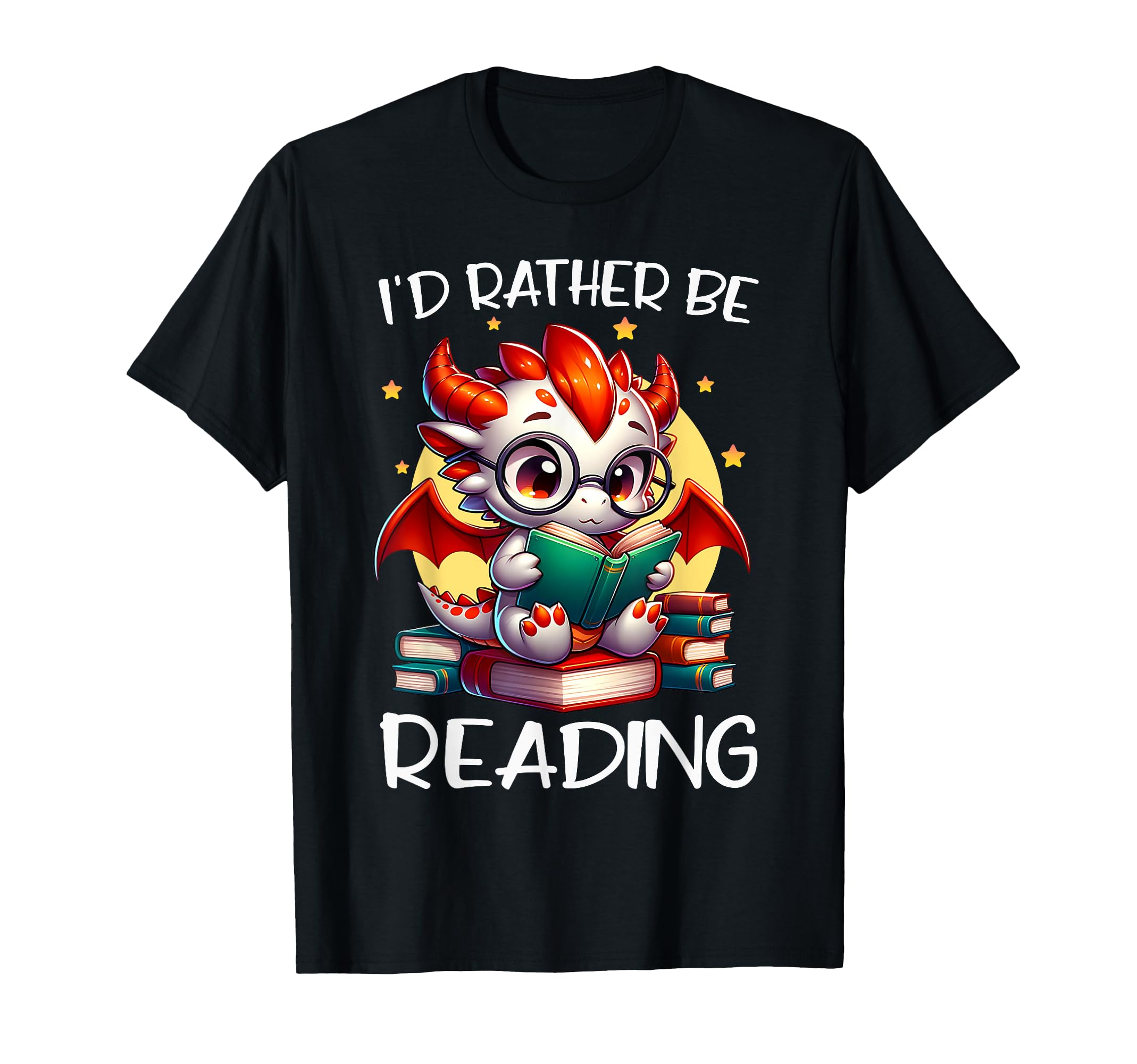 Id Rather Be Reading Book Lover T-Shirt - Aesthetic Graphic Men Women - T-Shirt, Sweatshirt, Hoodie