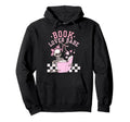 Book Lover Babe Coquette Bow Skeleton Hoodie - Trendy Graphic for Adults - T-Shirt, Sweatshirt, Hoodie