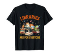 Book Lover Animal Reading Bookish T-Shirt - Unique Graphic Unisex - T-Shirt, Sweatshirt, Hoodie