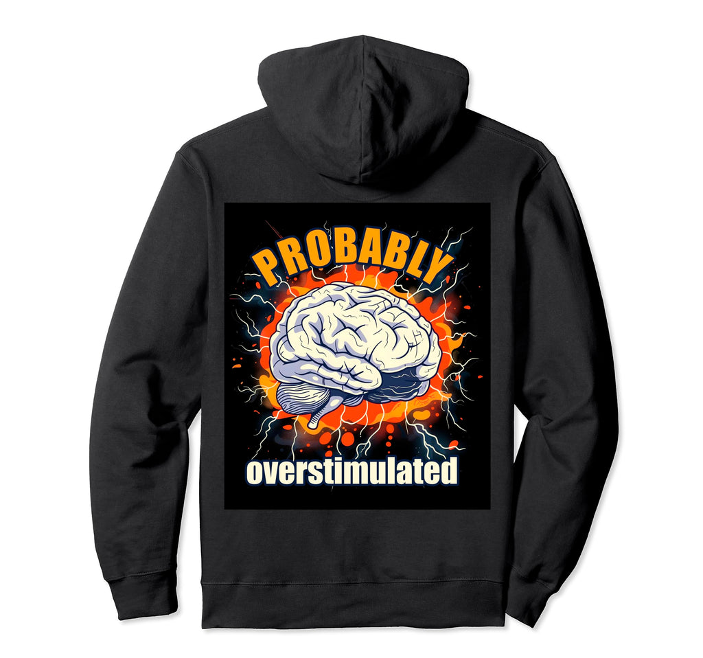Gehirn Blitze Neurodivers T-Shirt - Aesthetic Graphic for Adults - T-Shirt, Sweatshirt, Hoodie